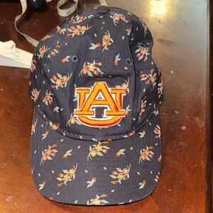 New Era Auburn 9Twenty Floral Cap with Orange Logo Adjustable